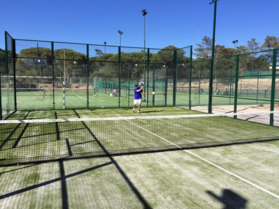 padel tennis courts vale do lobo algarve portugal